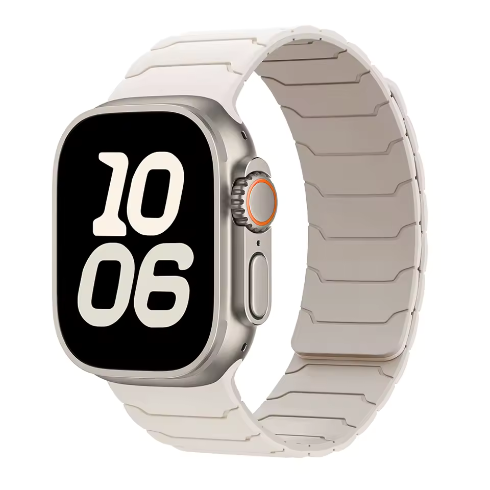 Pulseira Magnética em Silicone para Apple Watch