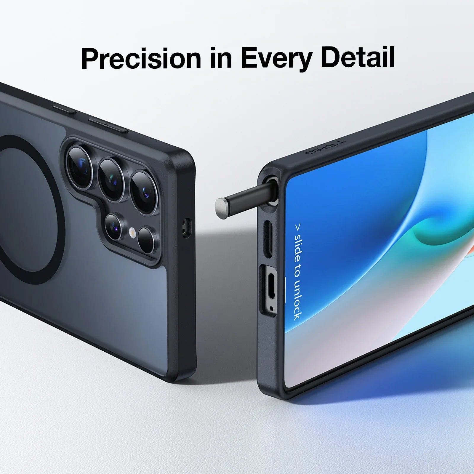 TORRAS Ostand L1 Case for Samsung S25 Ultra