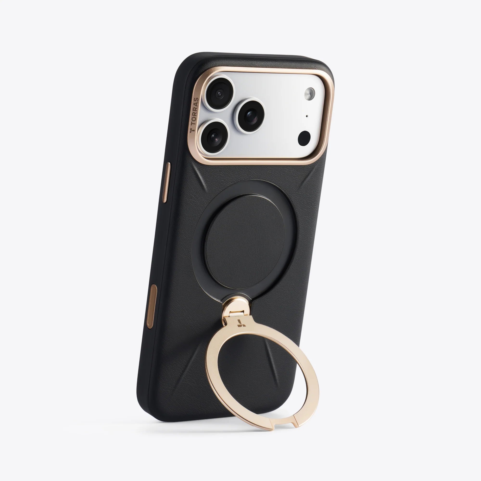 Torras Ostand Premium Leather Case for iPhone 17 Pro Max