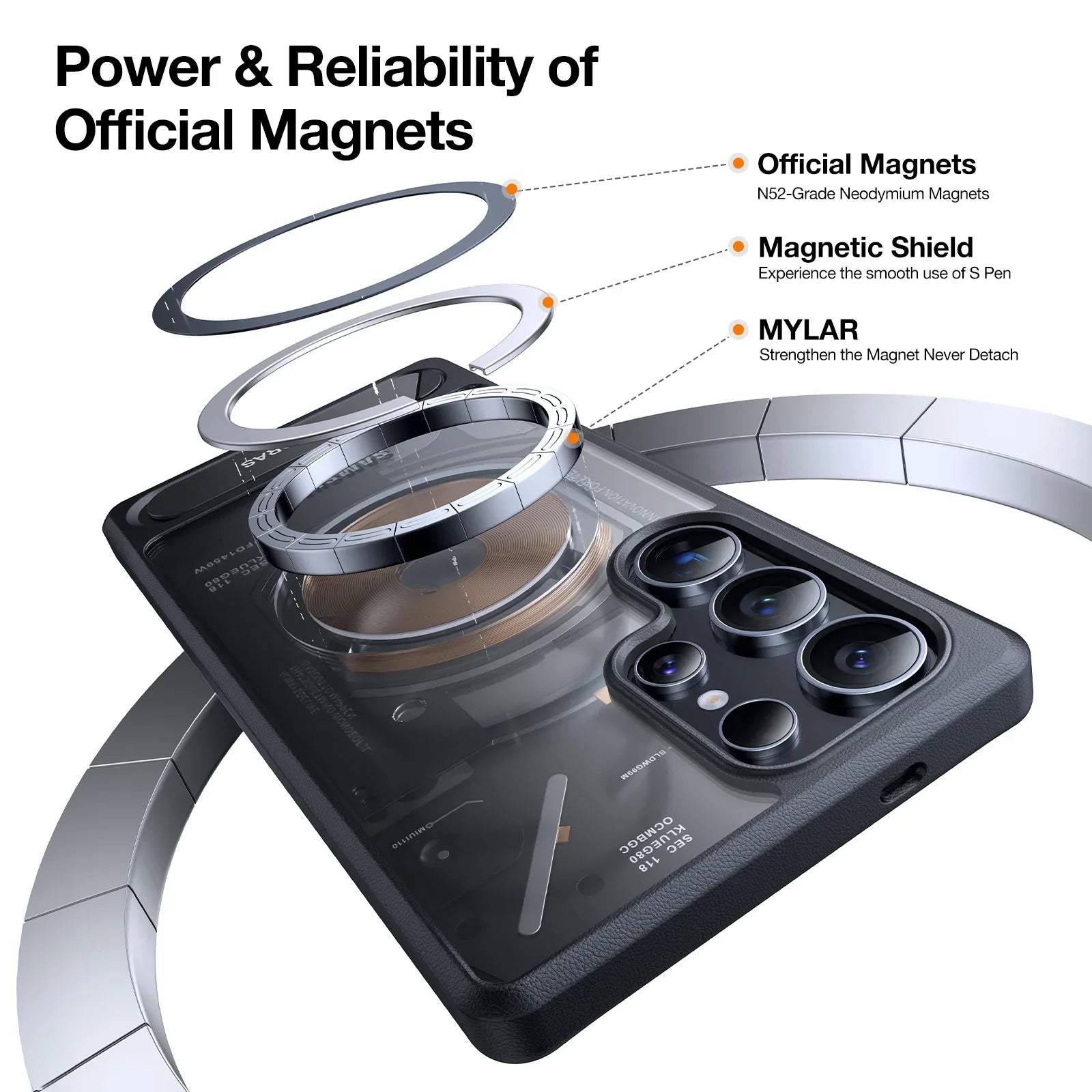 TORRAS Ostand L1 Case for Samsung S25 Ultra