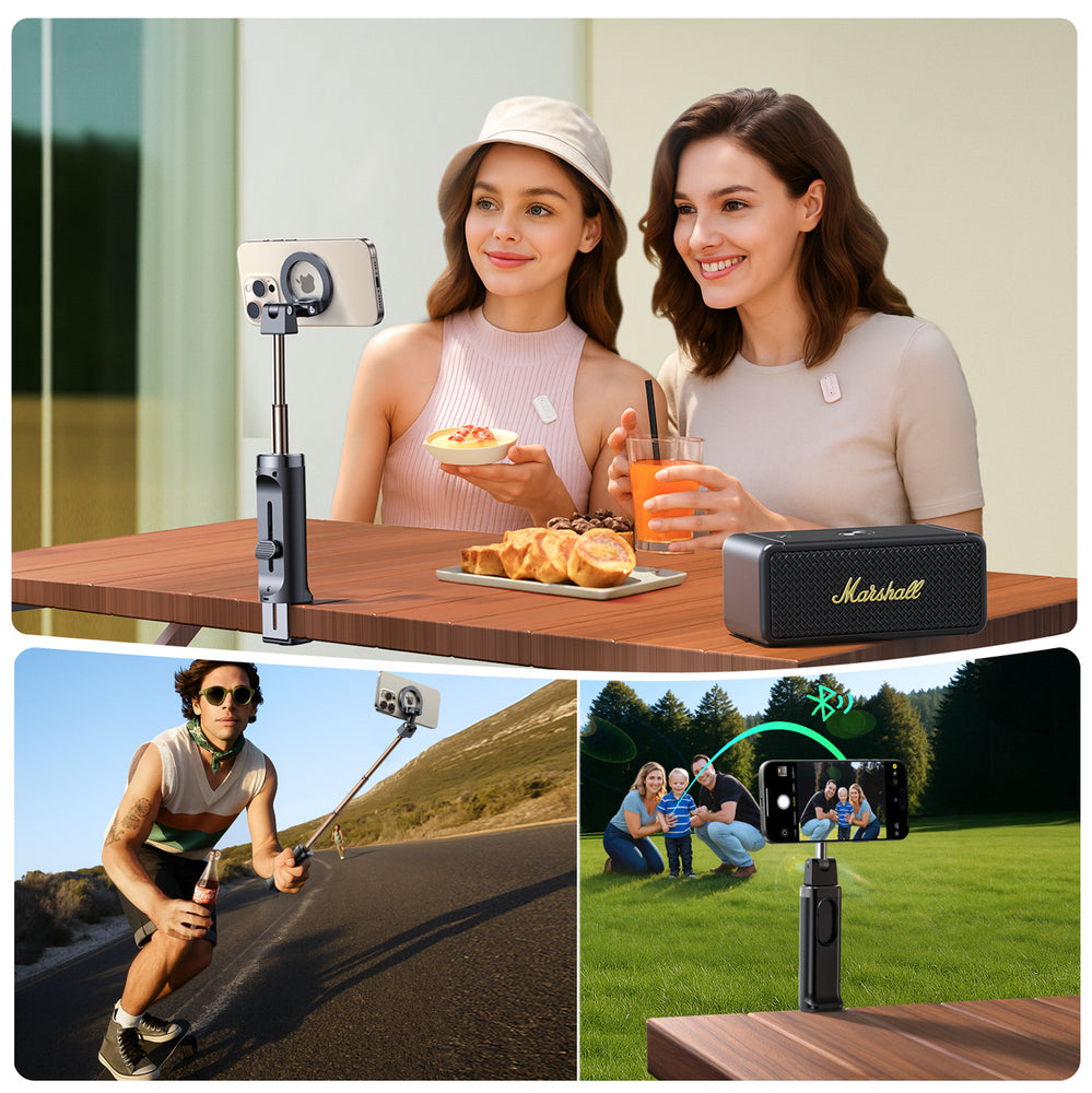 Tripé e Selfie Stick Magnético Joyroom JR-ZS509