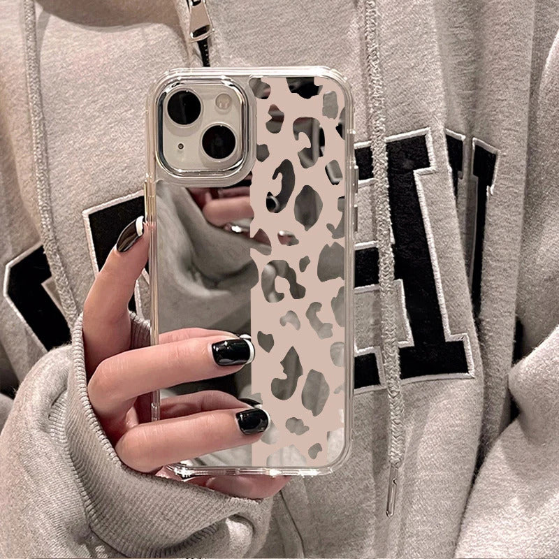 Capa Mirror Leopard para iPhone