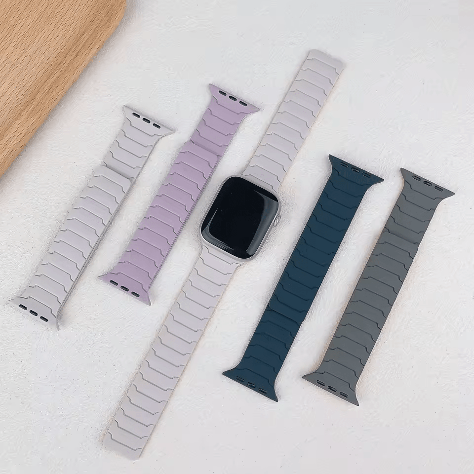 Pulseira Magnética em Silicone para Apple Watch