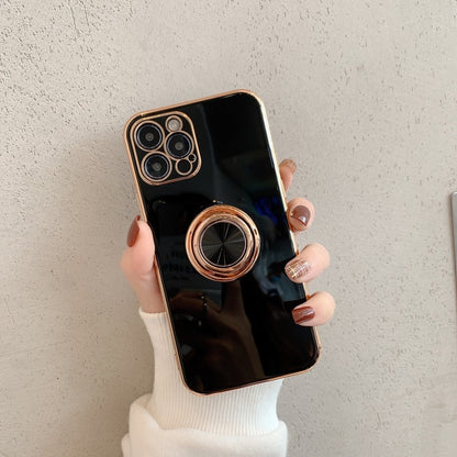 Plating Magnetic Ring - iPhone Case
