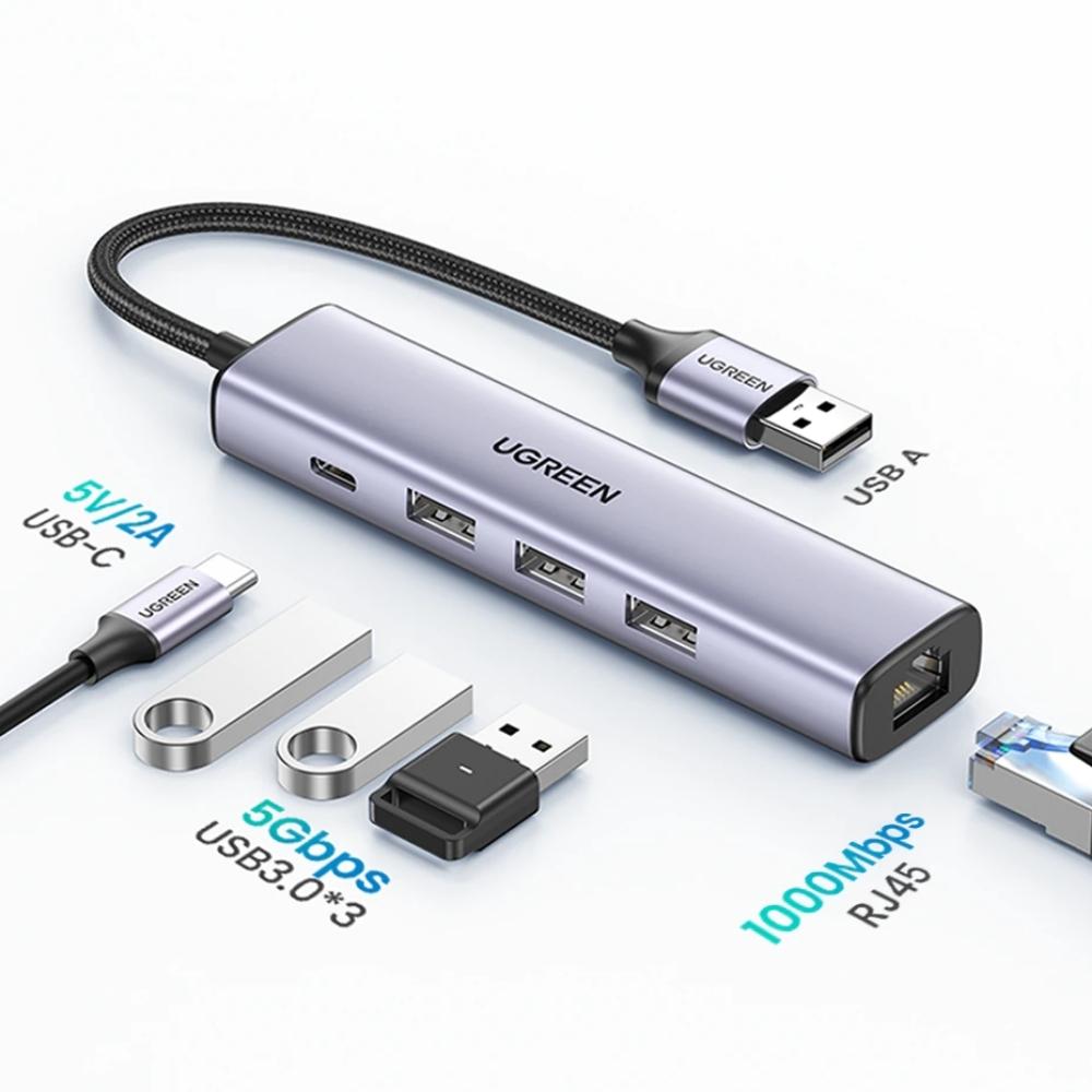 Adaptador HUB Ugreen USB 3.0 - , Capas &amp; Acessórios