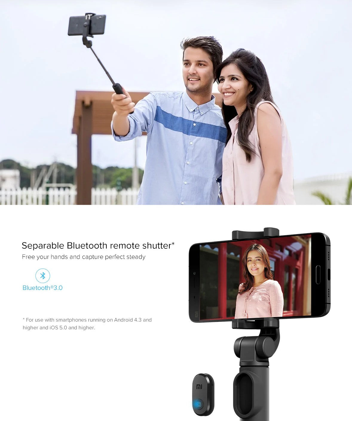 Xiaomi Mi Selfie Stick Tripé