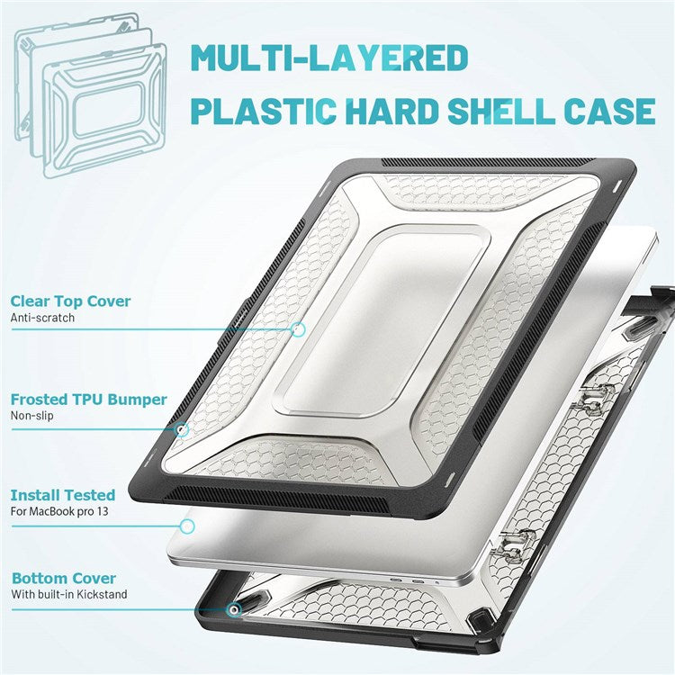 2-in-1 Case with Stand for MacBook Pro 13" (2020)