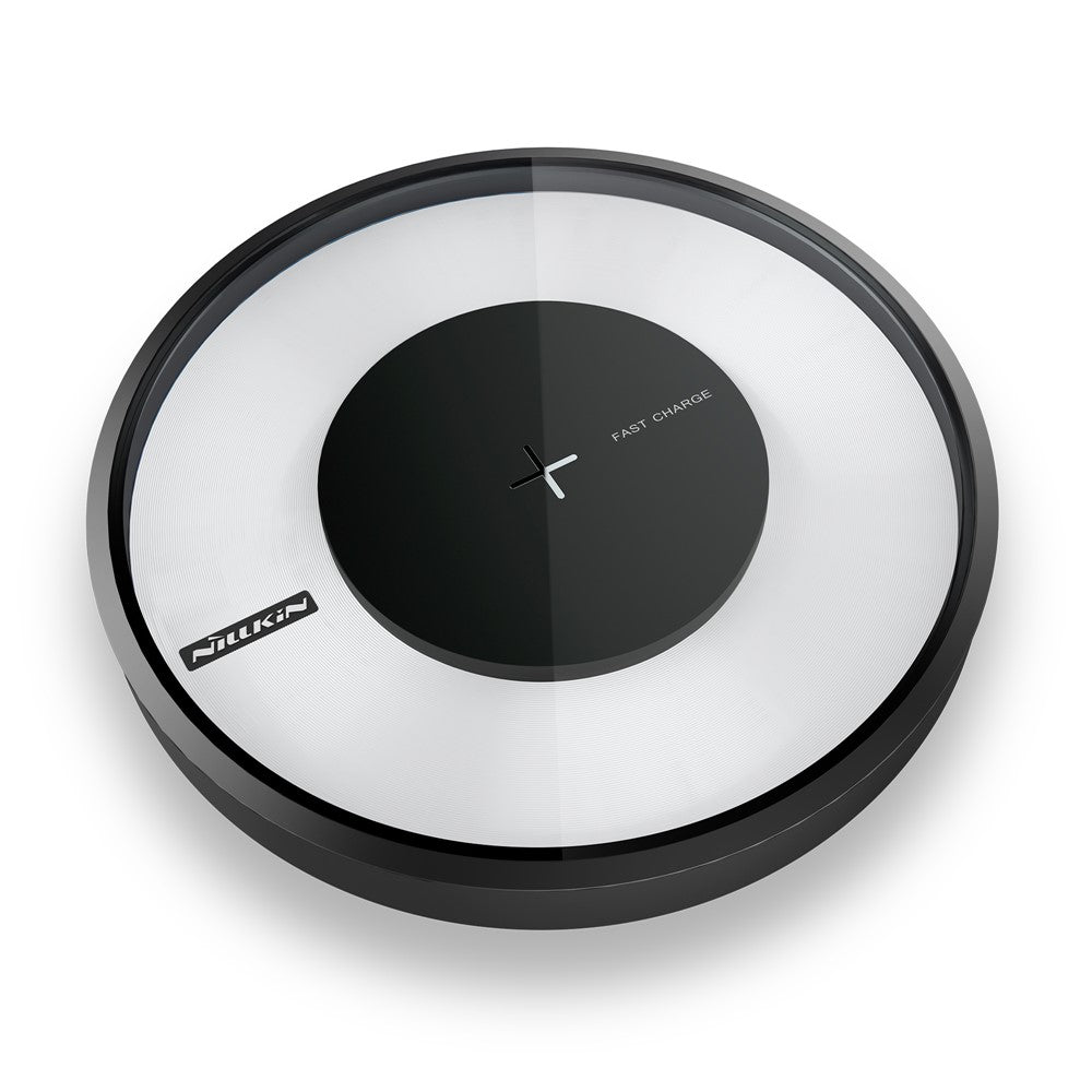 carregador wireless nillkin magic disk vi com luz led colorida
