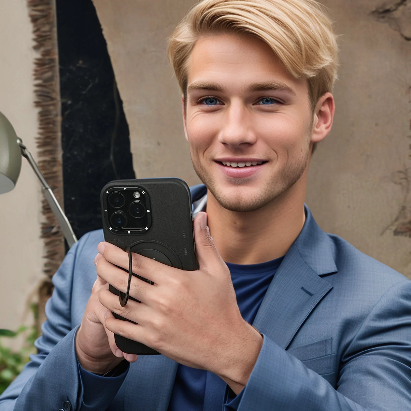 Leather Case with 360º Ring