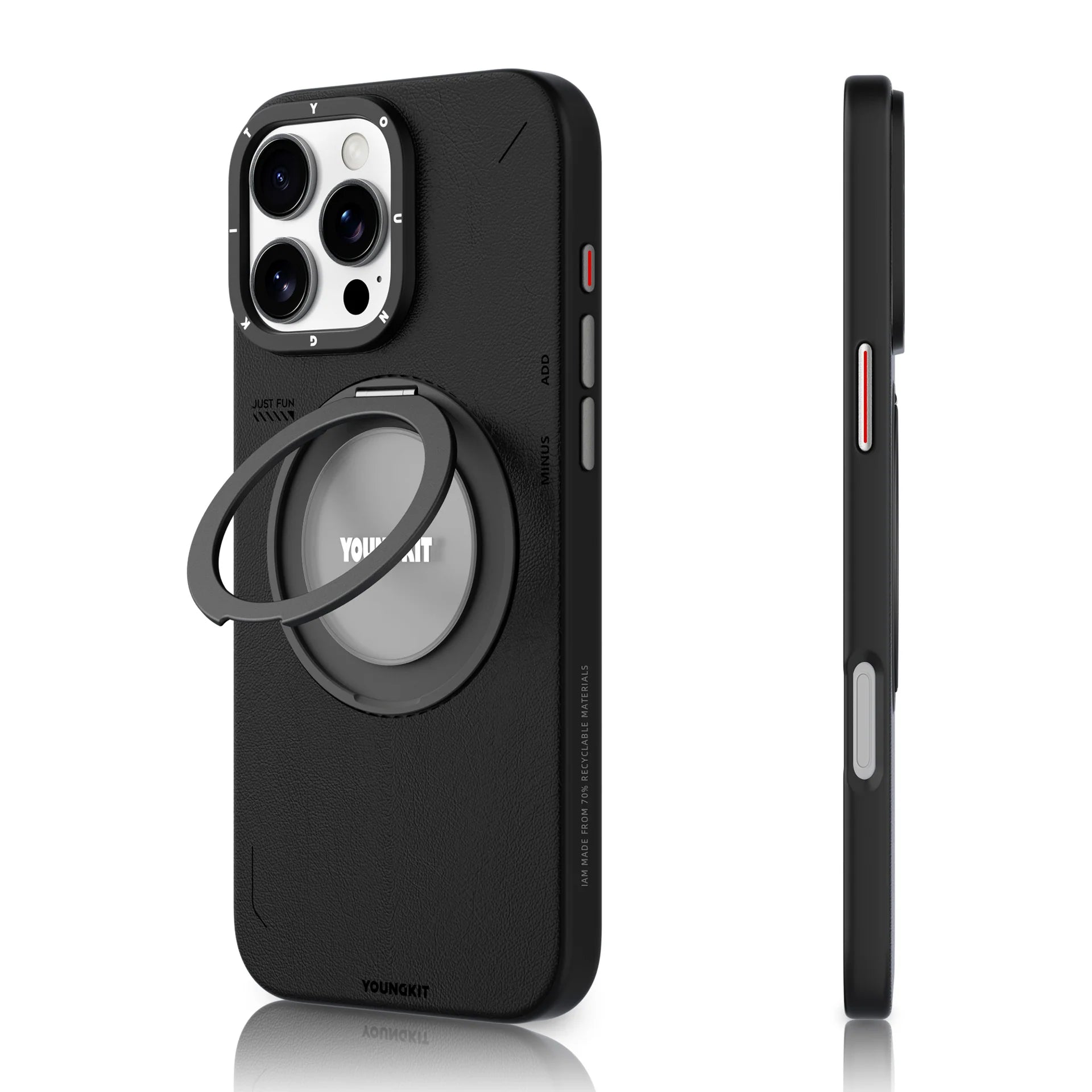 Leather Case with 360º Ring