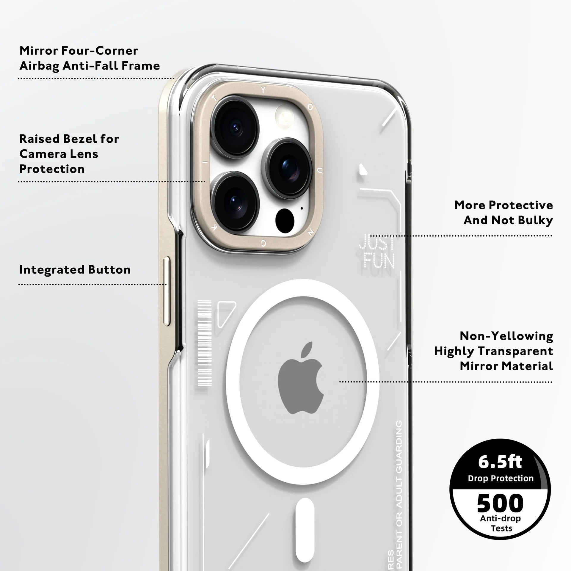 Youngkit Crystal Transparent Cover