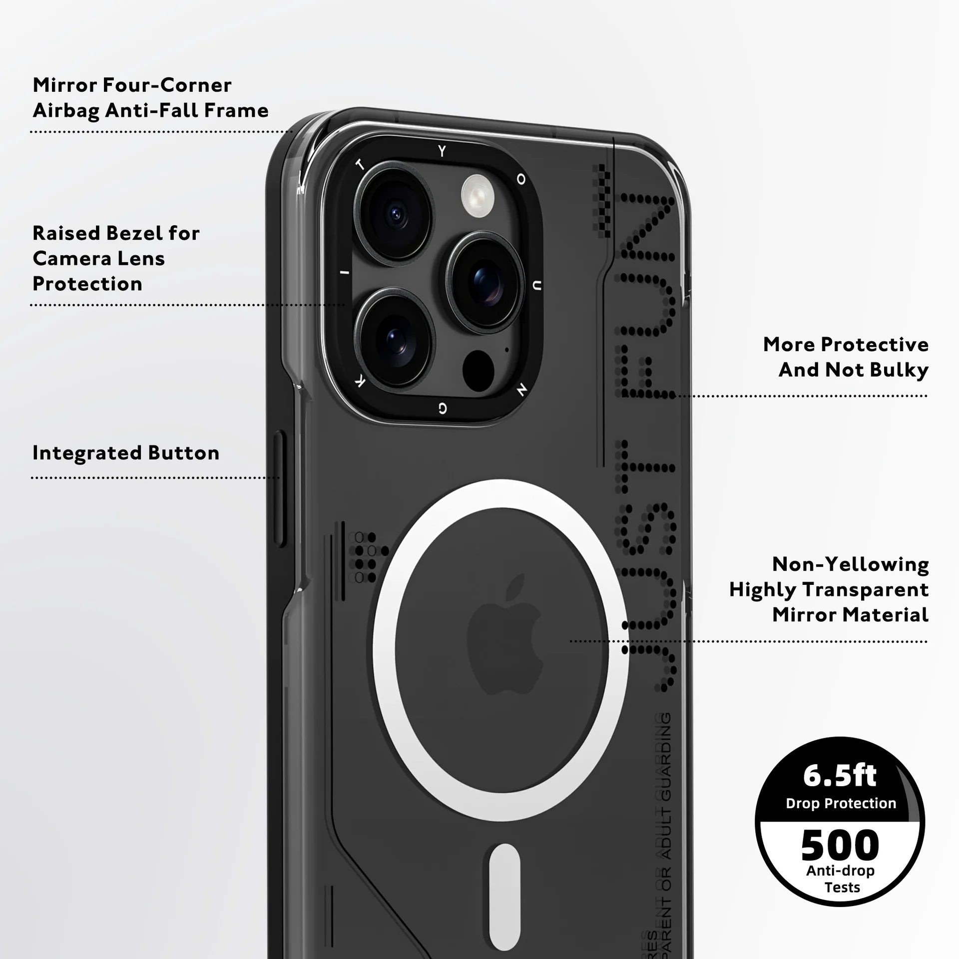Youngkit Crystal Transparent Cover