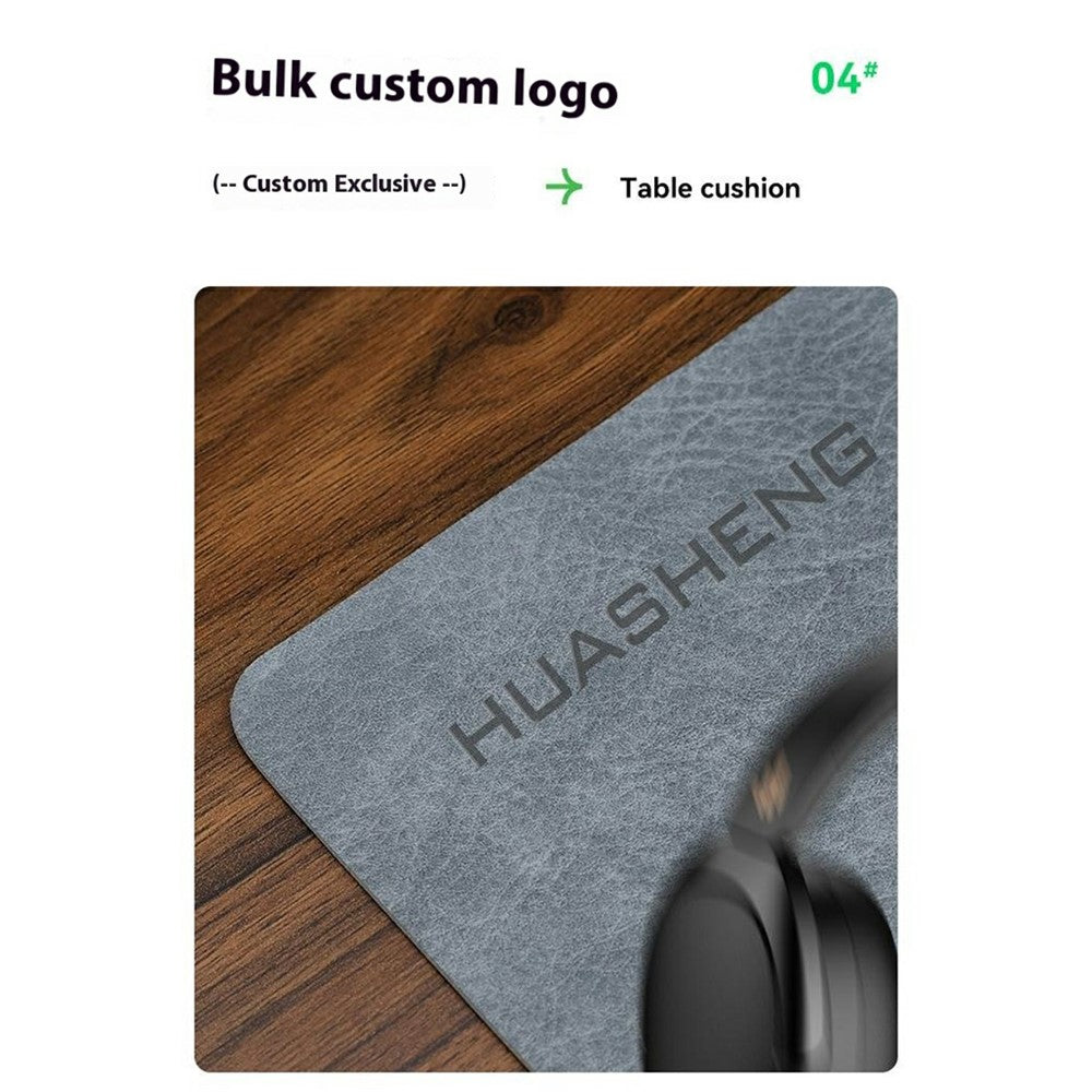 Tapete de Secretária em Pele Dupla Face Impermeável