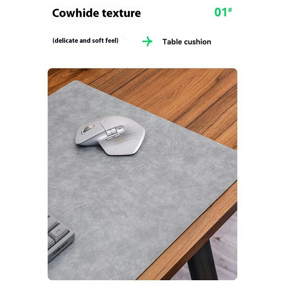 Tapete de Secretária em Pele Dupla Face Impermeável