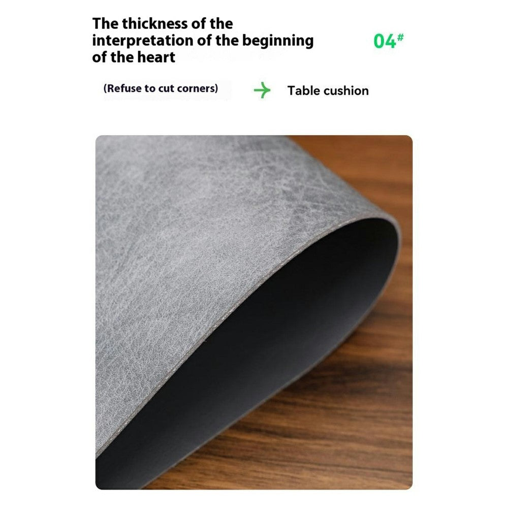 Tapete de Secretária em Pele Dupla Face Impermeável