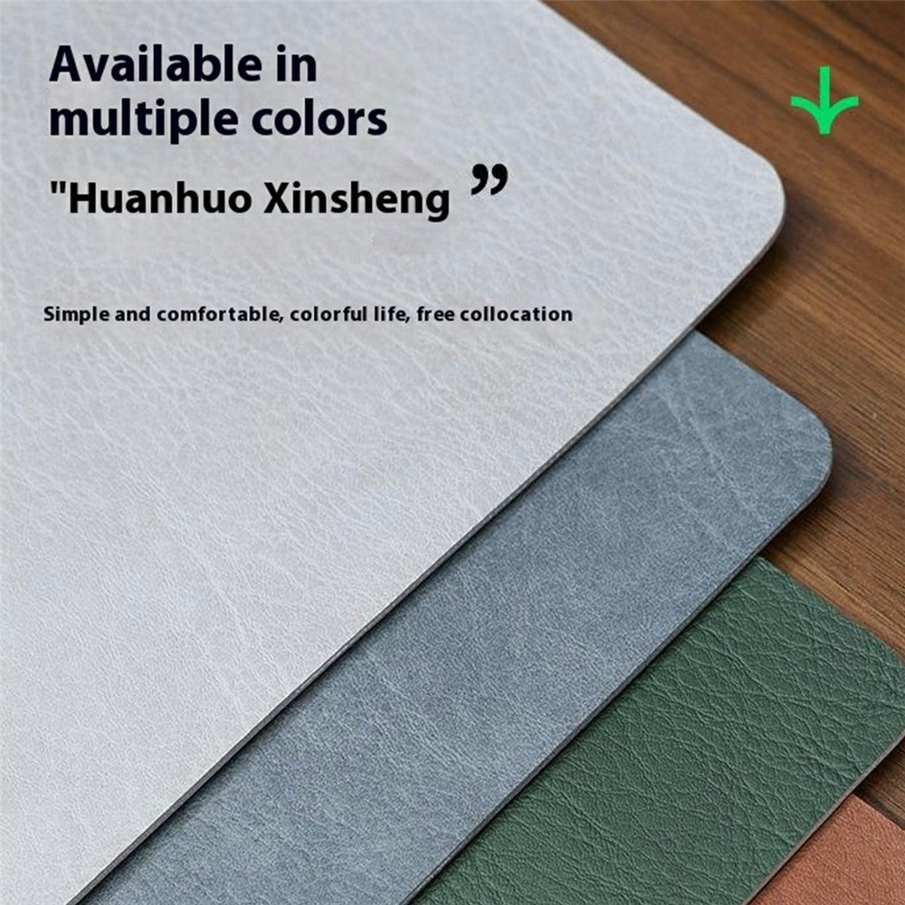 Tapete de Secretária em Pele Dupla Face Impermeável