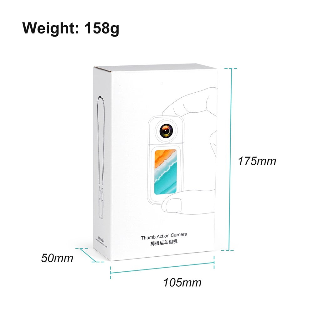 Câmara Mini S70 WiFi 2.7K Lente Rotativa 180°