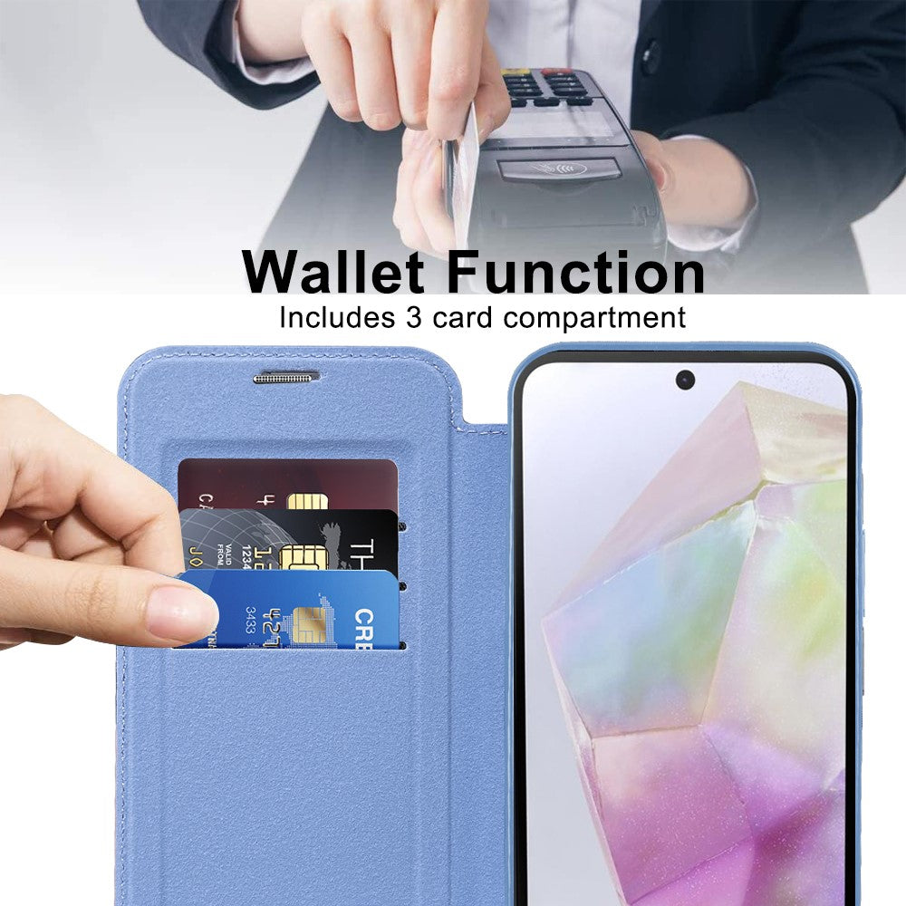 capa porta-cartões samsung a35 5g proteção rfid