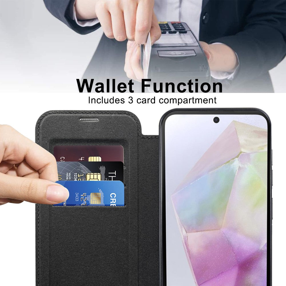 capa em pele pu padrão losango samsung a35