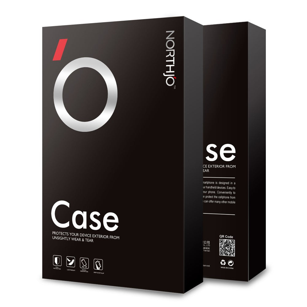 NORTHJO For Samsung Galaxy A16 5G / A16 4G Clear Case Soft TPU Phone Cover with Tempered Glass Screen Protector -  .