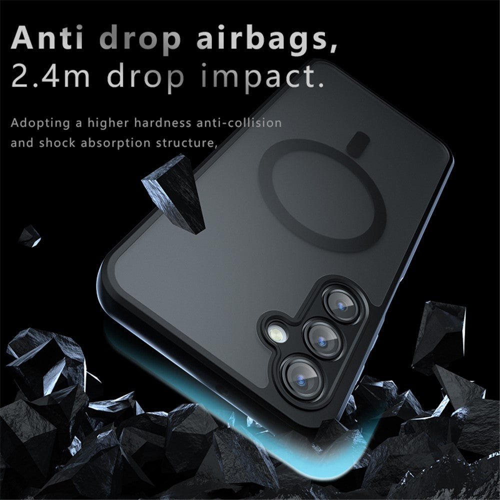 For Samsung Galaxy A16 5G / A16 4G Case Compatible with MagSafe TPU+PC Matte Phone Cover -  .