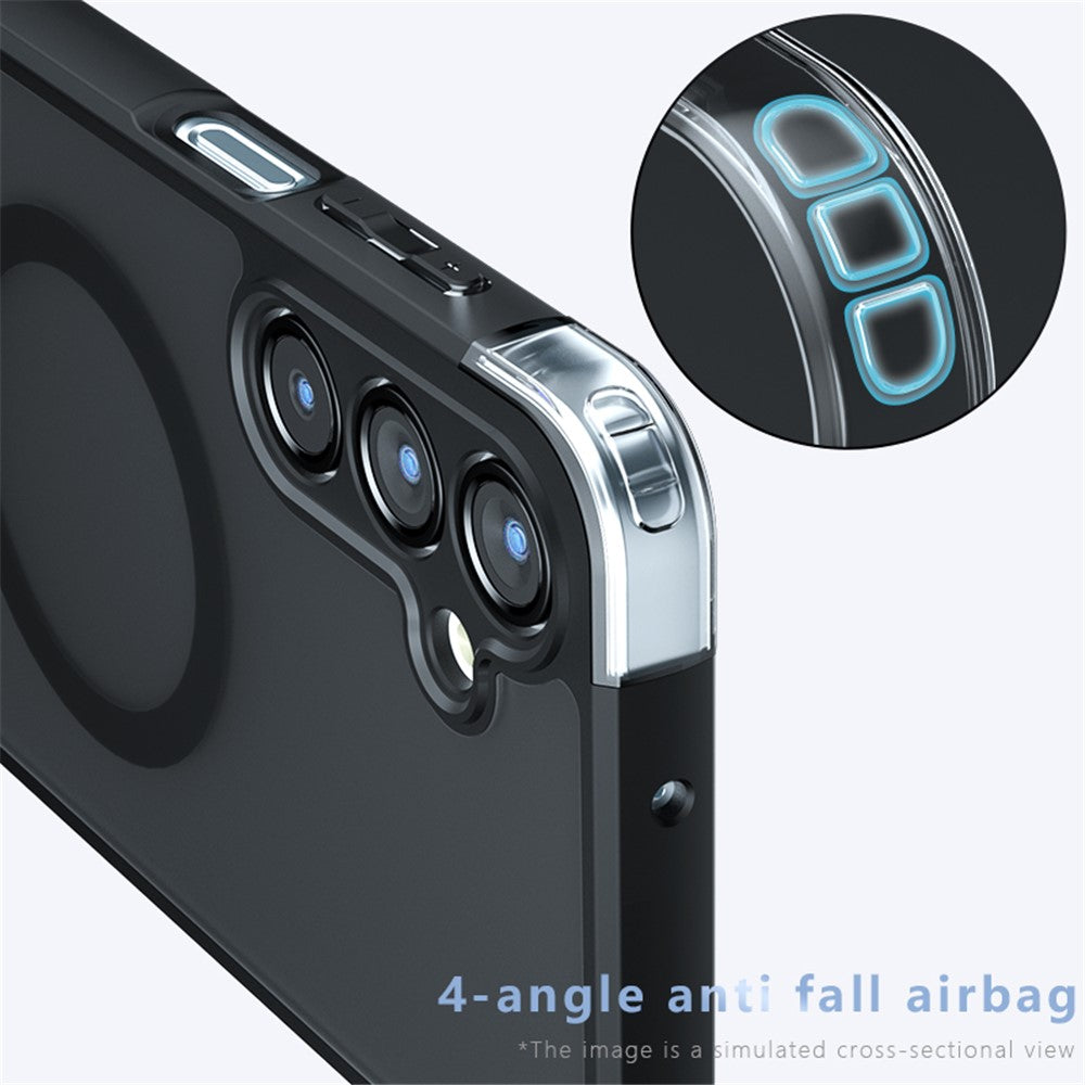 For Samsung Galaxy A16 5G / A16 4G Case Compatible with MagSafe TPU+PC Matte Phone Cover -  .