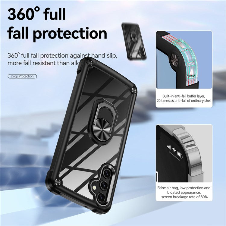 Capa com Suporte Anel p/ Samsung A16 5G / 4G