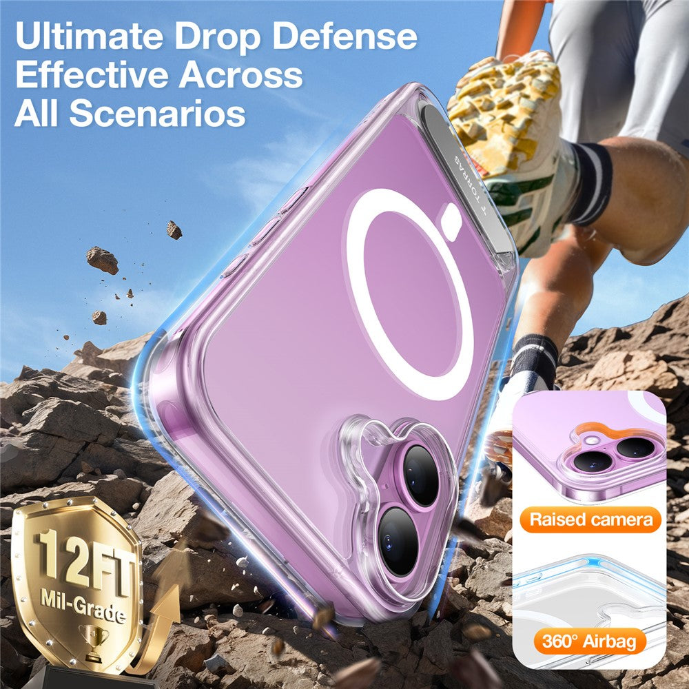 capa torras iphone 16 transparente resistente em tpu e pc