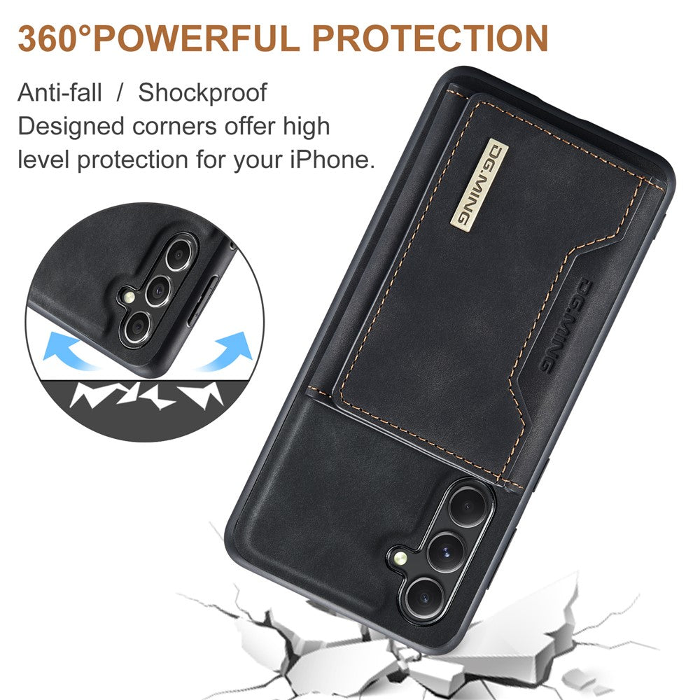 DG.MING M2 Series for Samsung Galaxy A16 5G / A16 4G Case PU+PC+TPU Phone Cover Detachable Wallet -  .
