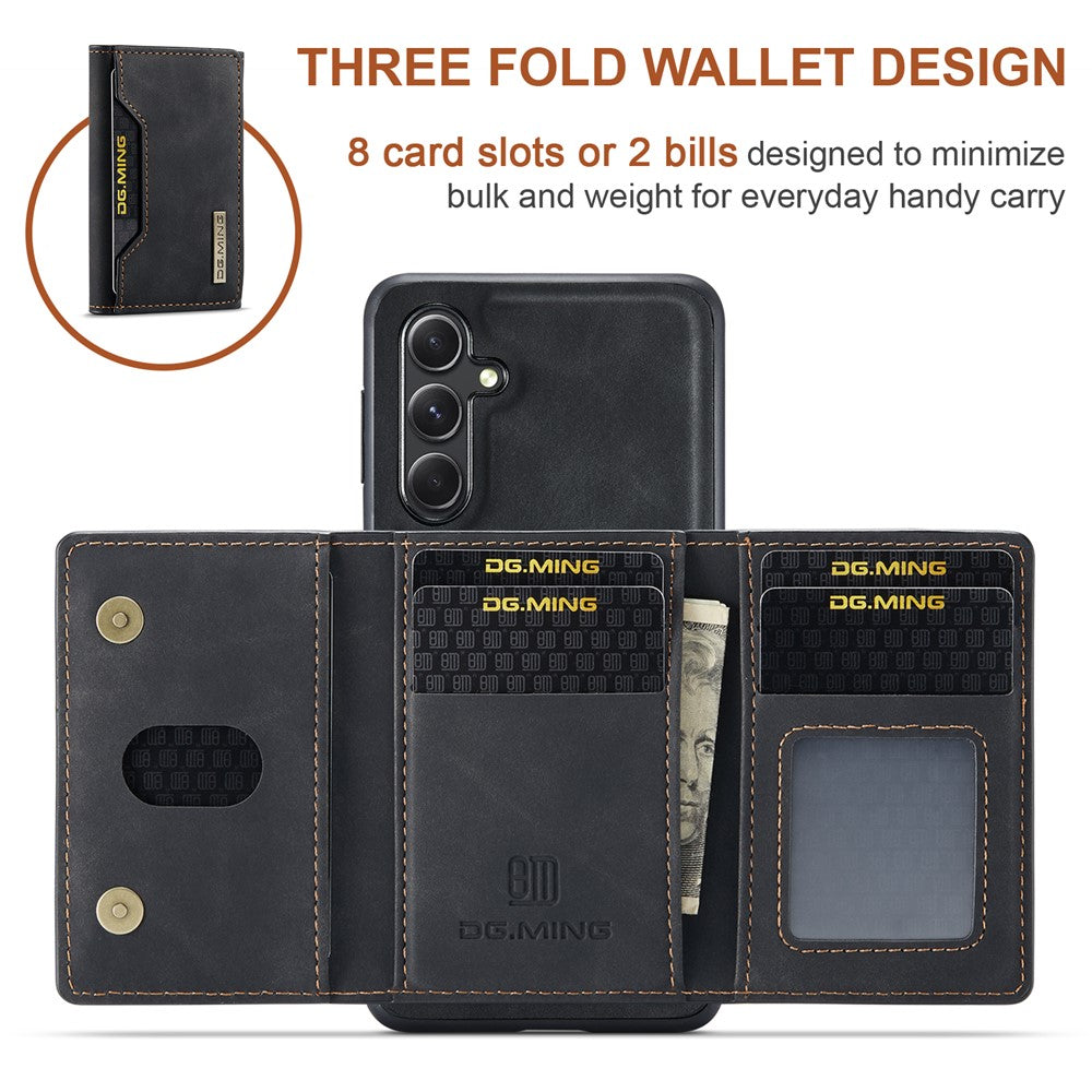 DG.MING M2 Series for Samsung Galaxy A16 5G / A16 4G Case PU+PC+TPU Phone Cover Detachable Wallet -  .