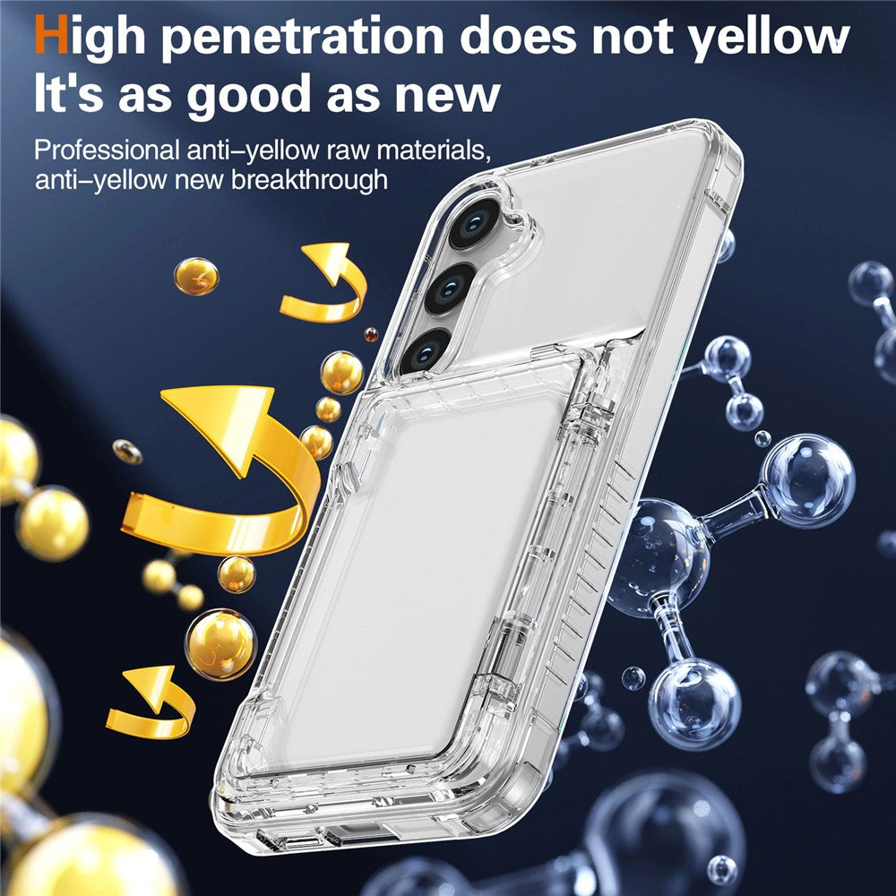 Capa Clear StandCard para Samsung S25