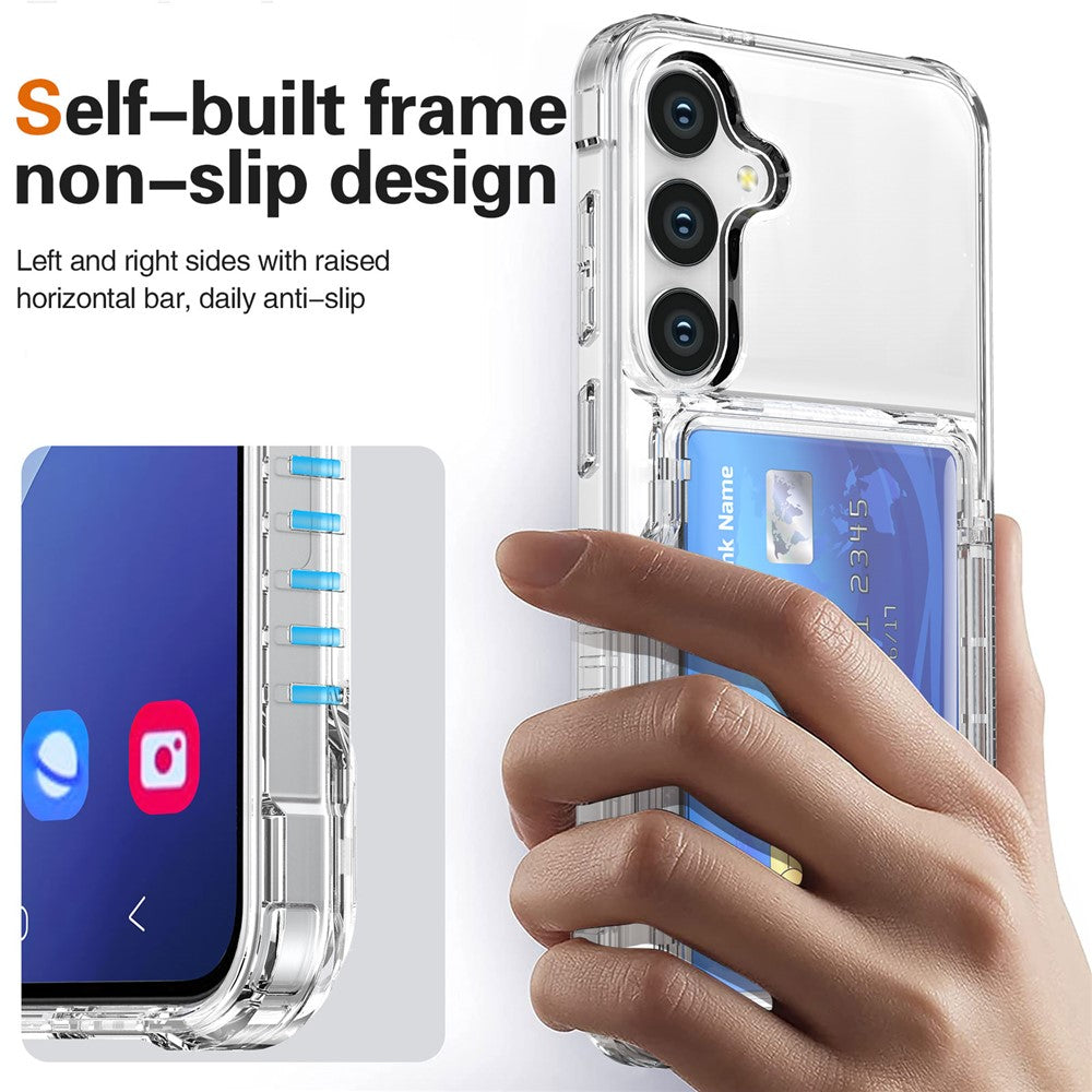 Capa Clear StandCard para Samsung S25