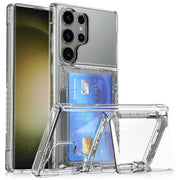 Capa Clear StandCard para Samsung S25 Ultra
