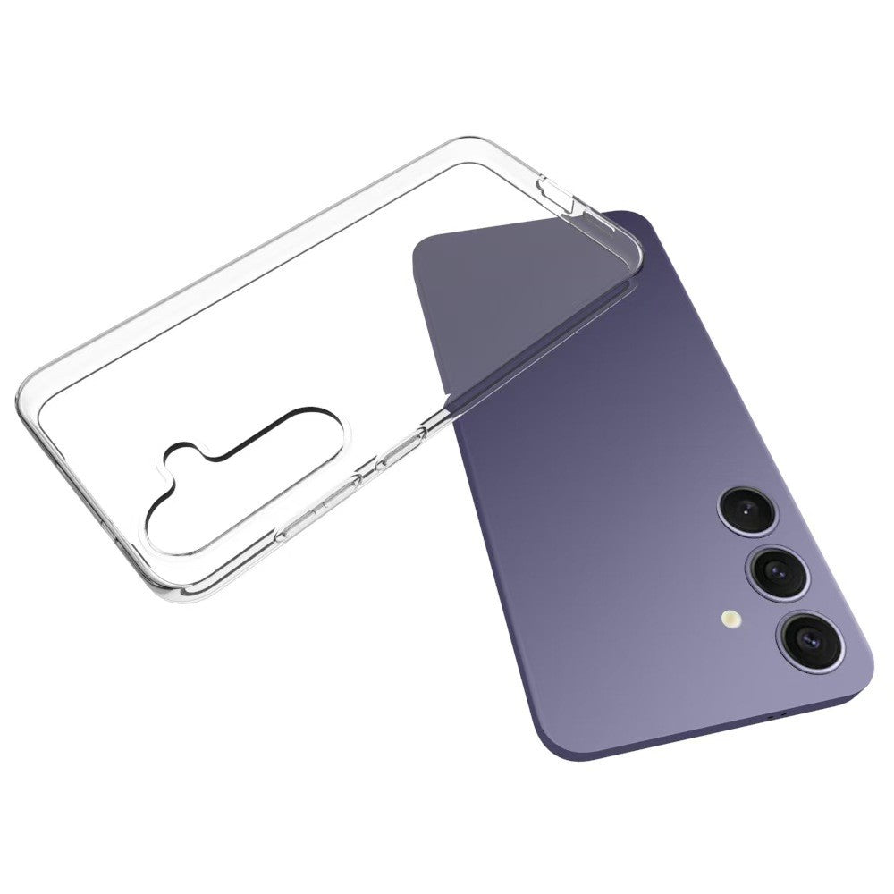 Capa Crystal Clear Anti-Fingerprint para Samsung S25 Plus