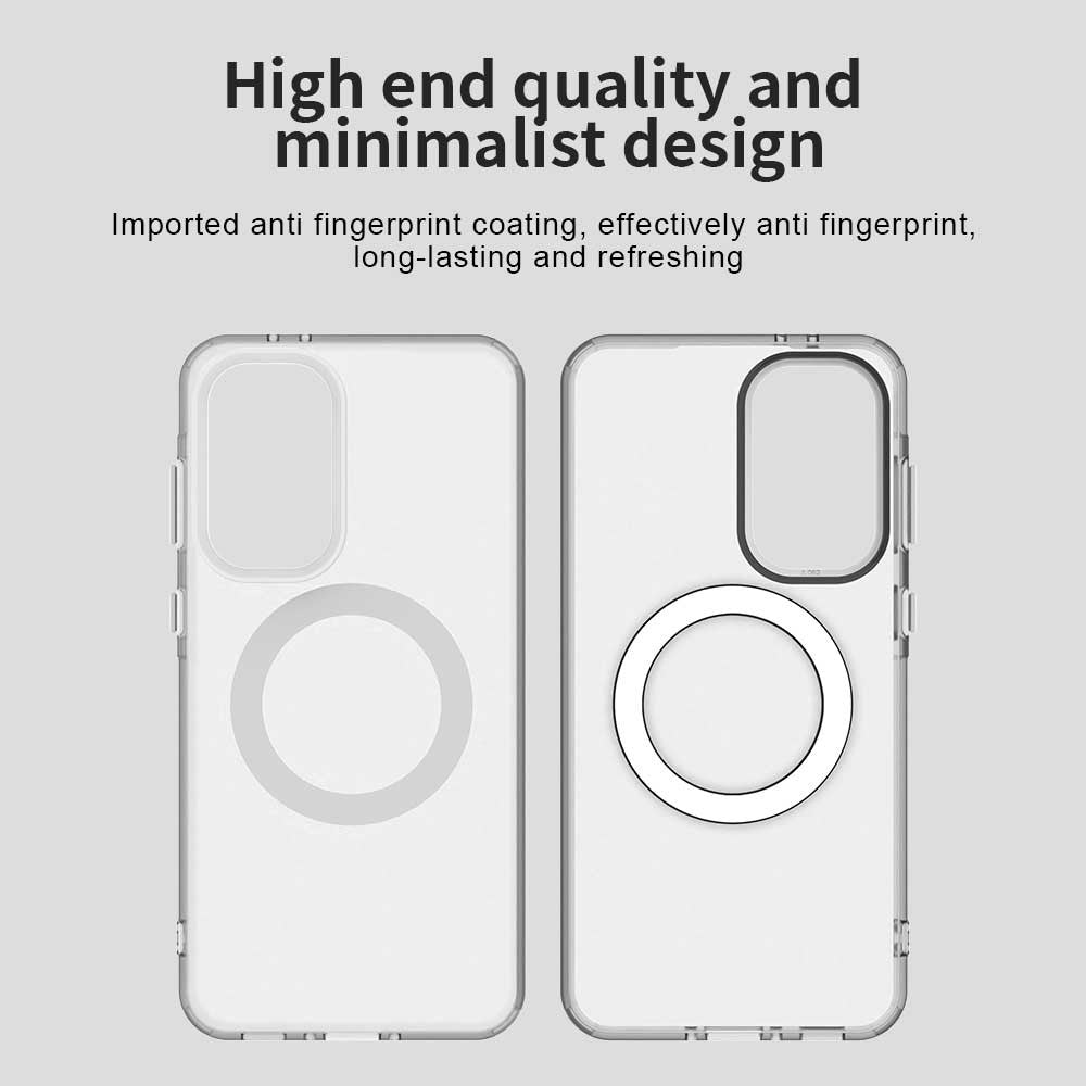 capa com acabamento liso e compatível com magsafe