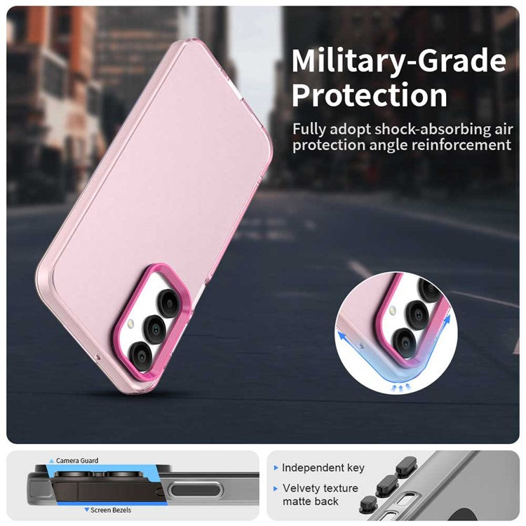 Capa Fosca Reforçada p/ Samsung A16 com Proteção de Câmara