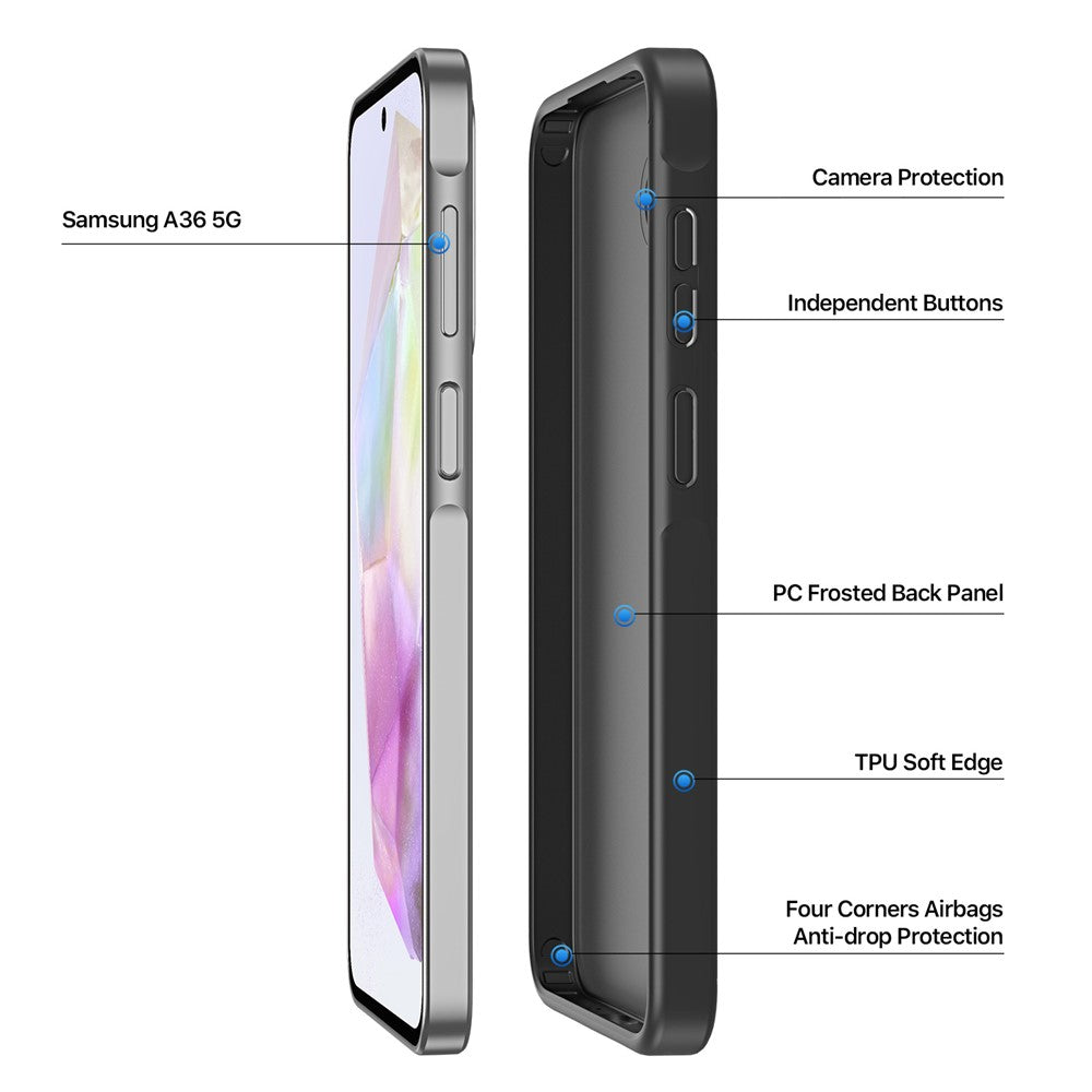 capa resistente com toque suave compatível com a36 e a56