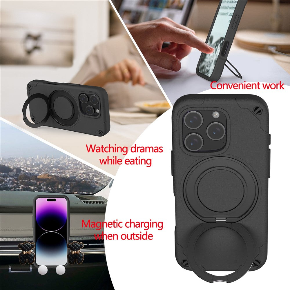 Capa Magnética com Suporte MCG Style para iPhone 16 Pro