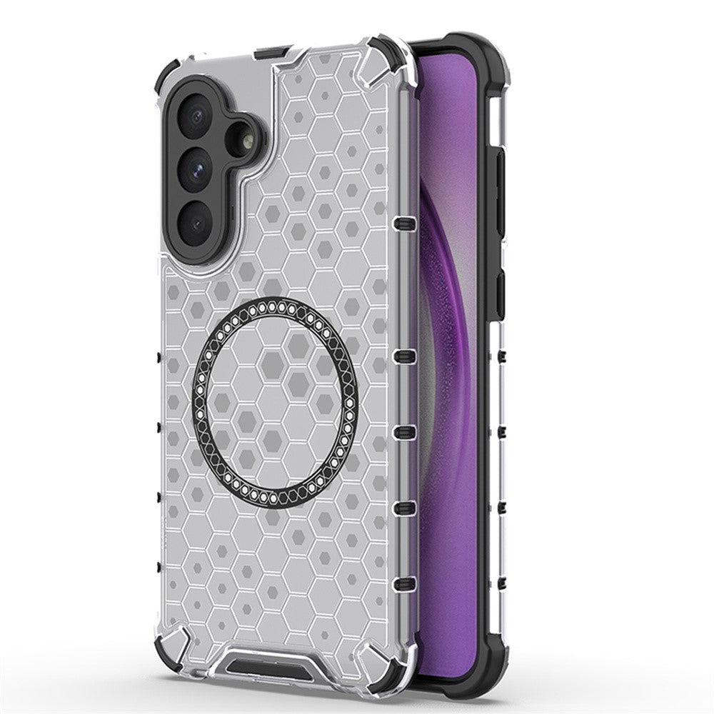 capa com padrão honeycomb para galaxy a36 5g