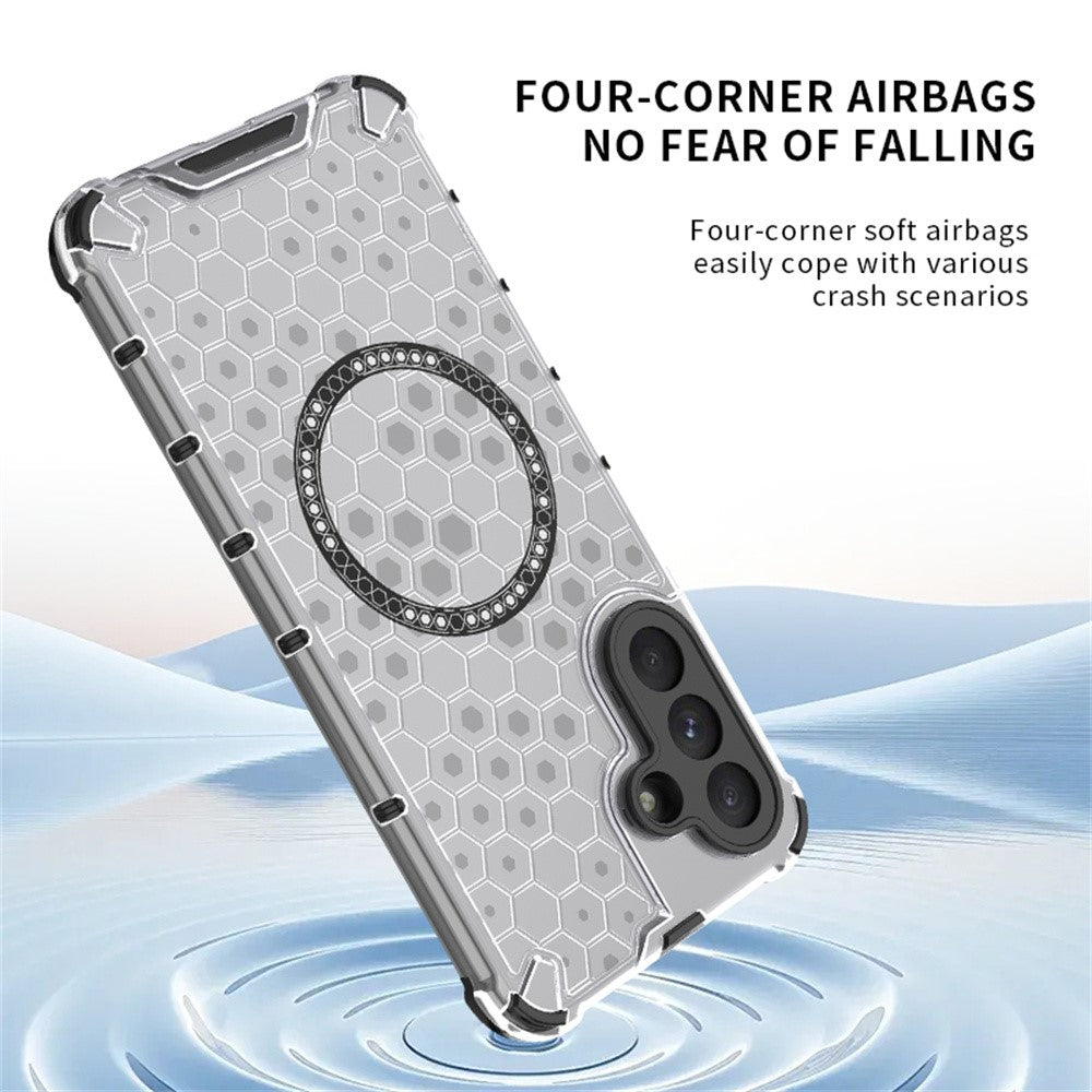 capa tpu pc com reforço geométrico samsung a36 a56