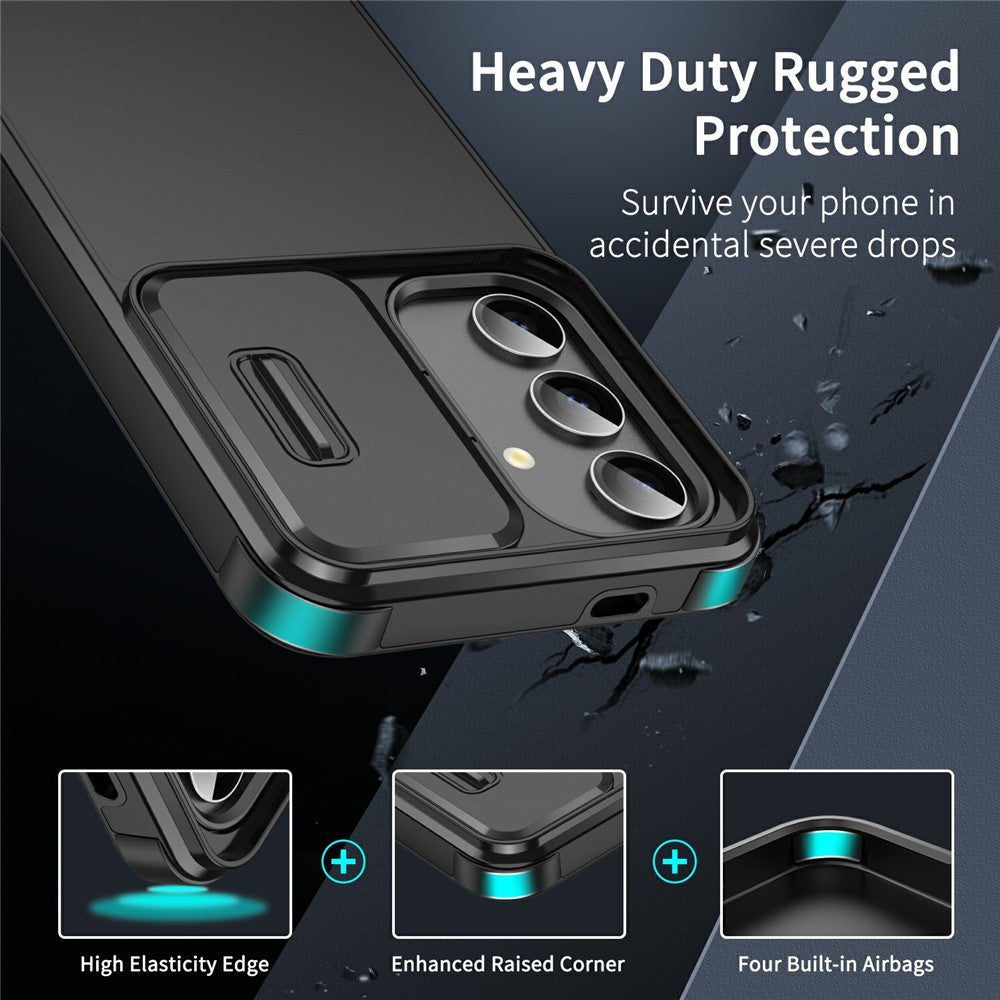 capa slideshield pc tpu resistente para galaxy a36 5g