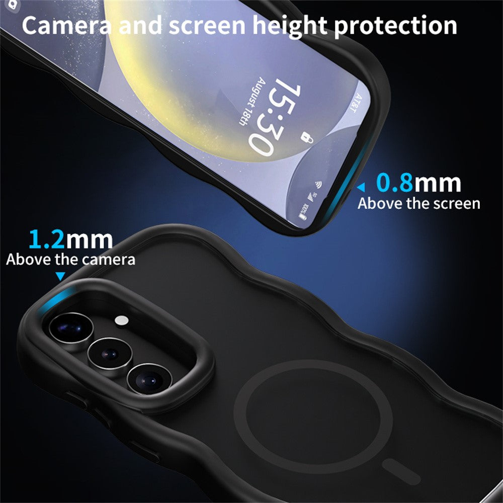 capa ergonómica com relevo e suporte magnético samsung