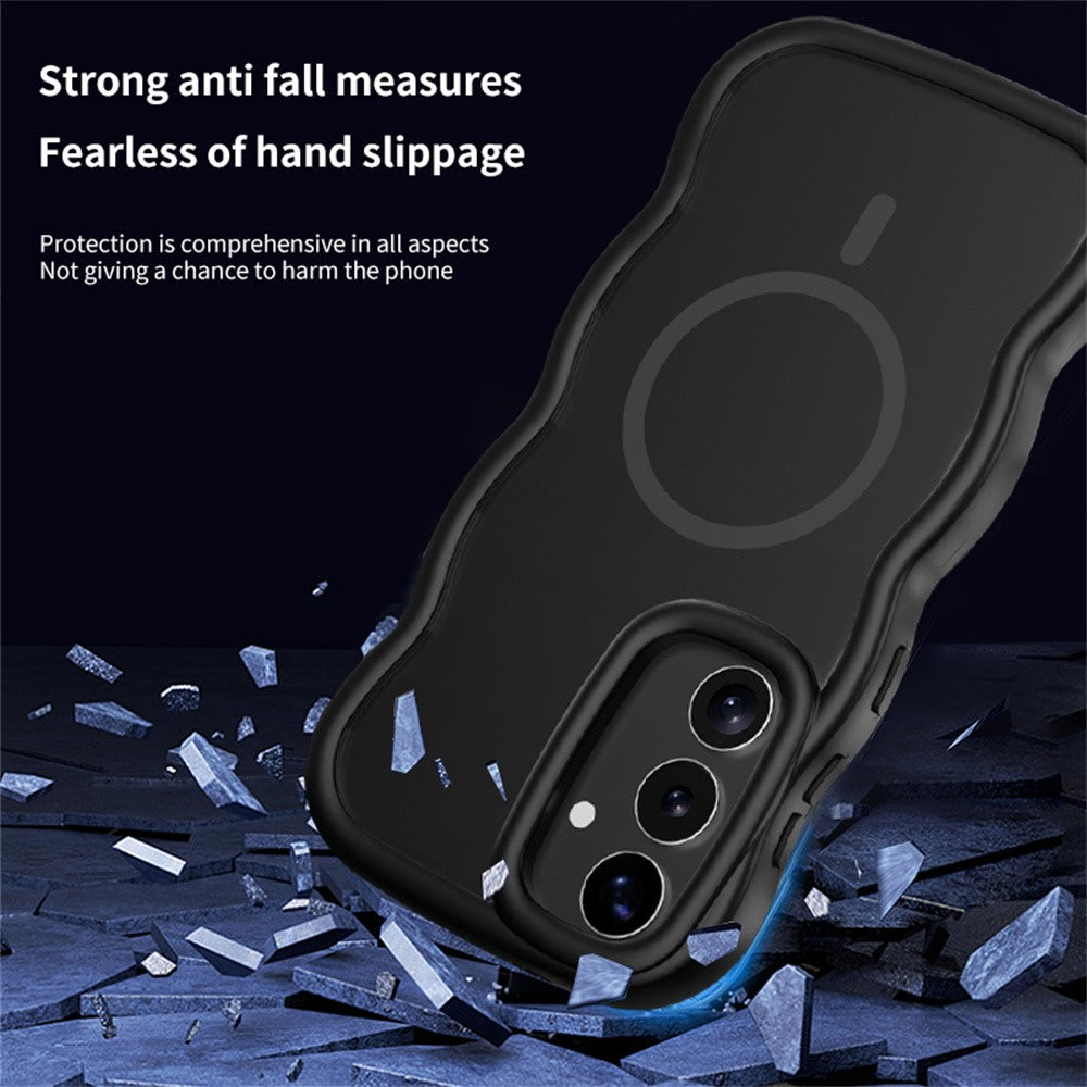 capa fina e confortável para samsung a36 5g com magsafe