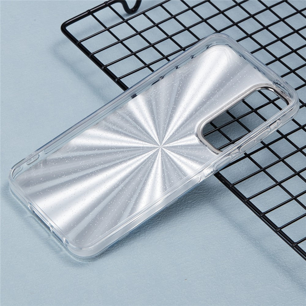 For Samsung Galaxy A16 5G / A16 4G Case Laser TPU+PC Phone Cover Electroplating Butterfly Pattern -  .