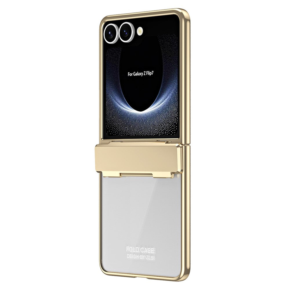 capa metálica eletroplated samsung z flip7