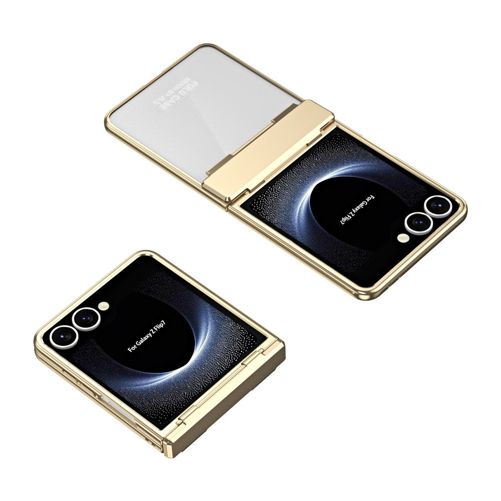 capa rígida premium com brilho samsung z flip7