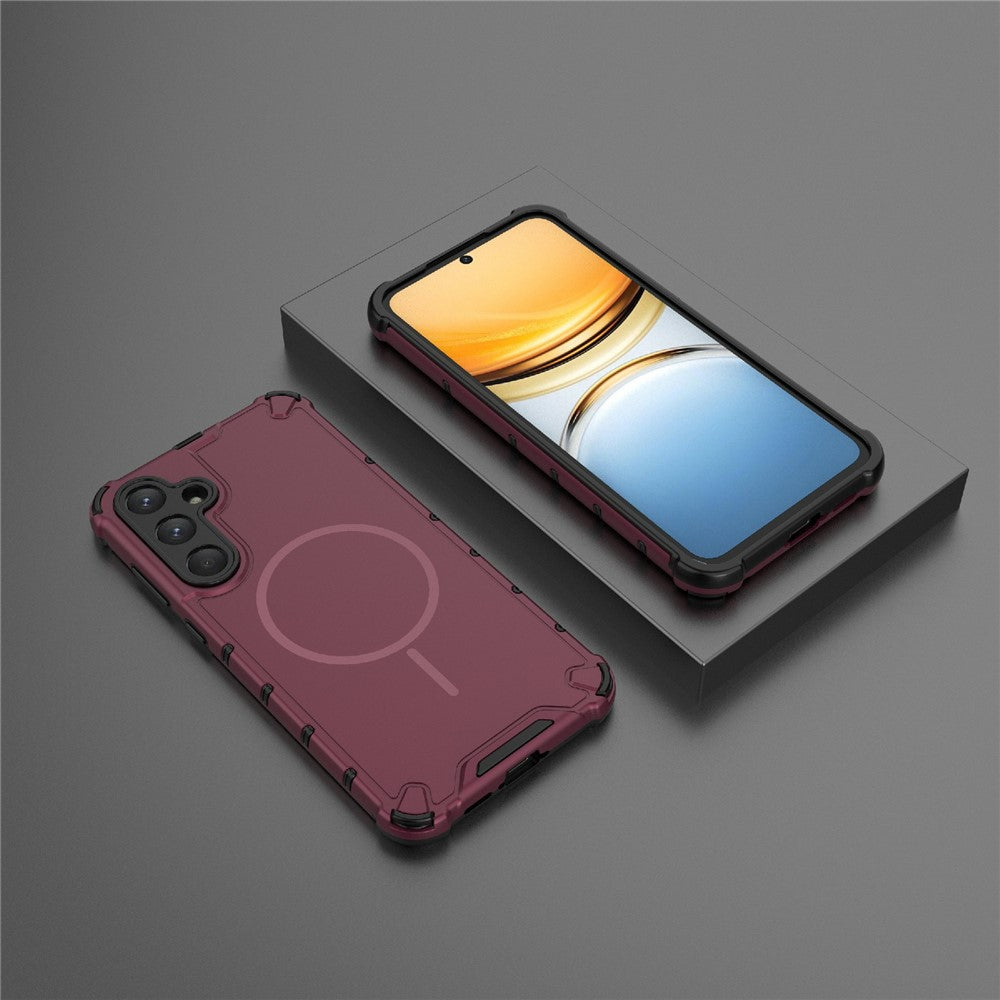 capa protetora magnética tpu pc para samsung a55