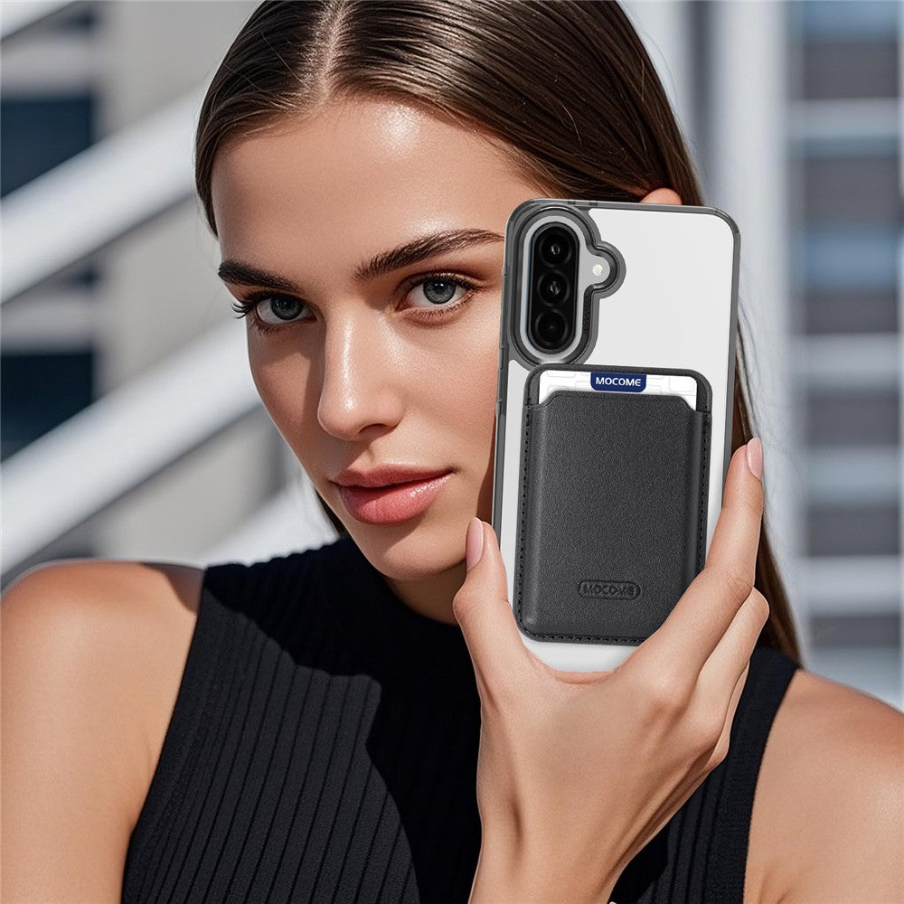 capa transparente com compatibilidade magnética galaxy a56