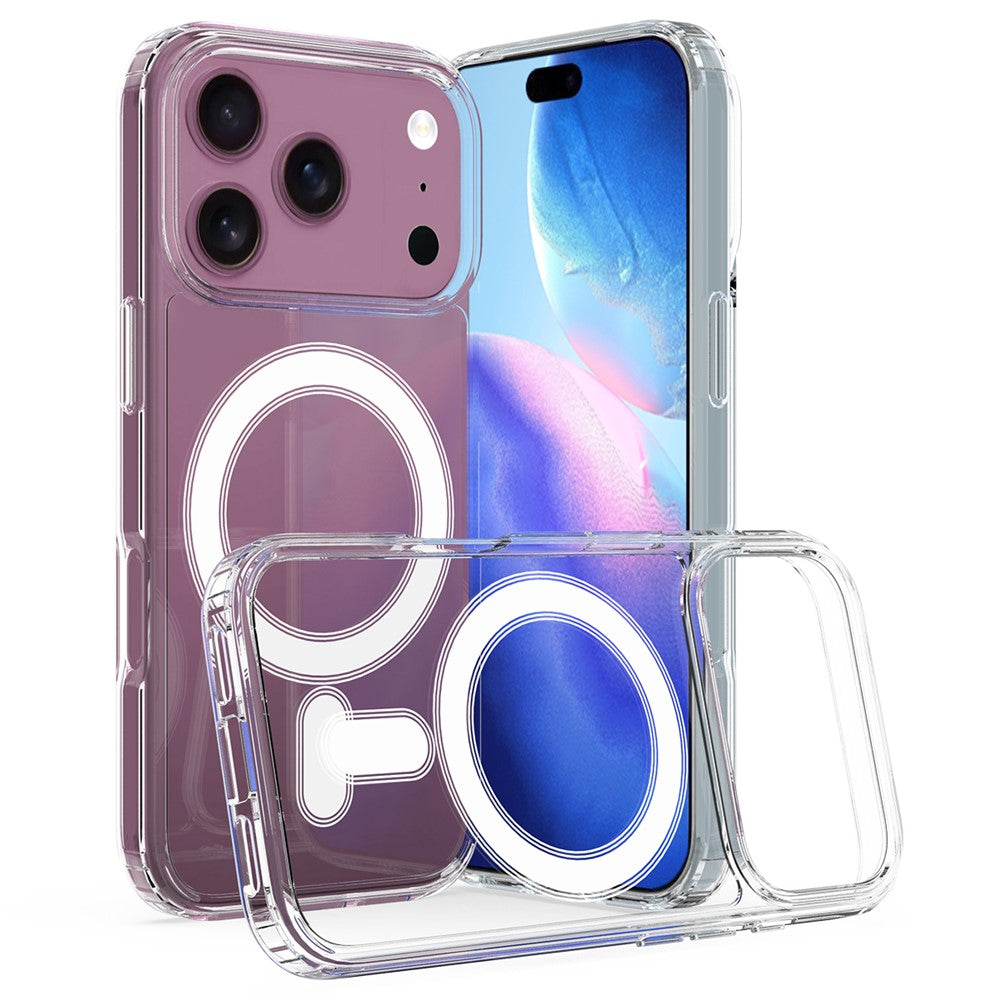 Capa CrystalMag Transparente p/ iPhone 17 Pro Max