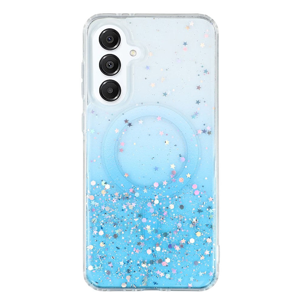 For Samsung Galaxy A16 4G / 5G Case Compatible with MagSafe Sparkle Epoxy TPU + Acrylic Phone Cover -  .